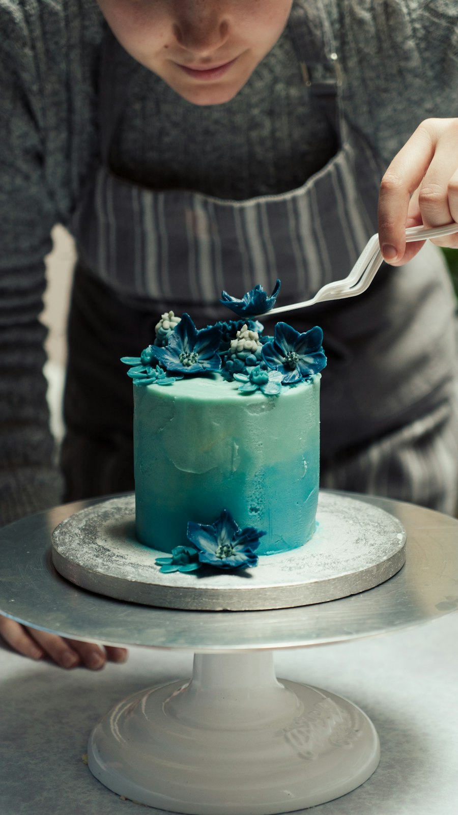 Teal bloom