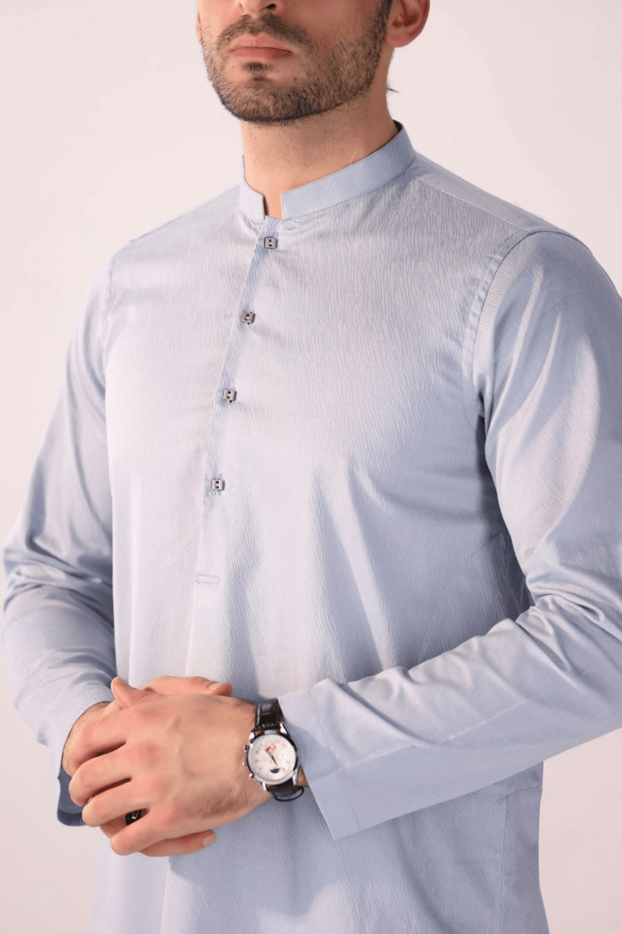 Pastel Grey Panjabi
